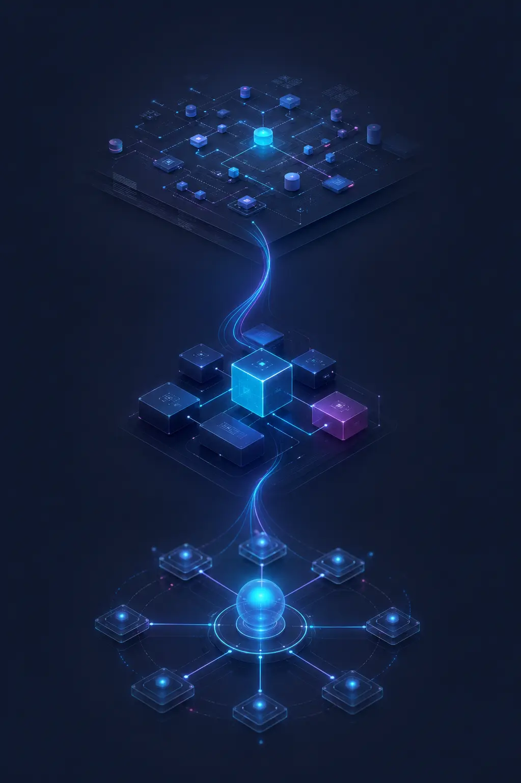 Illustration showing the DynamiXperts workflow from discovery to scalable rollout