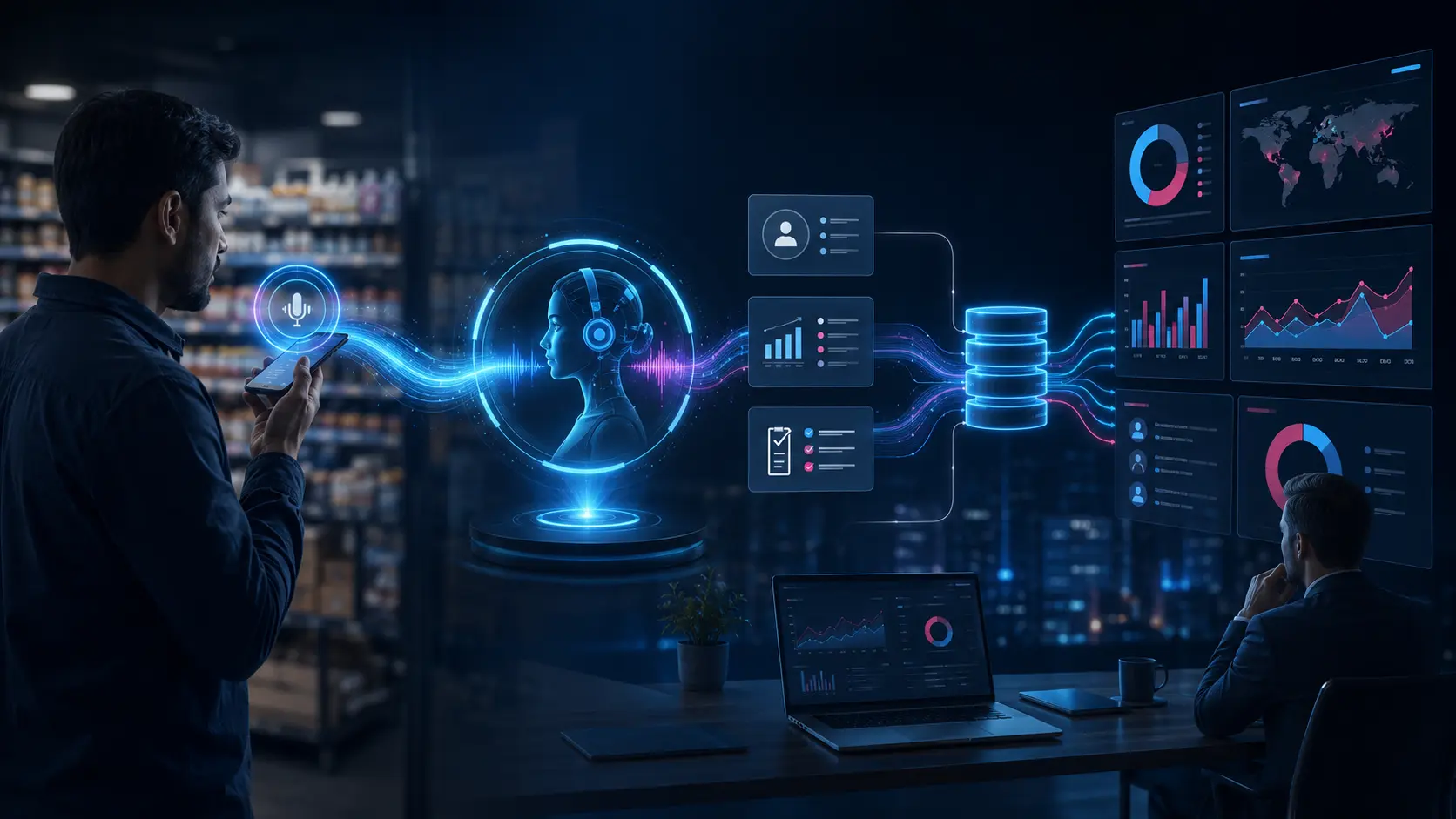 Voice-Enabled Sales Intelligence & CRM Automation